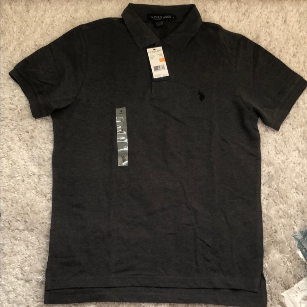 Polo by Ralph Lauren Men's Gray Polo Shirt mt1
